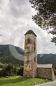 The chapel of Sant Miquel de Engolasters, Andorra