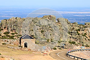 Chapel of Santo Cristo near Santuario De Nuestra Senora De La Pena De Francia, Spain