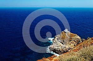 Chapel on Sifnos coastline