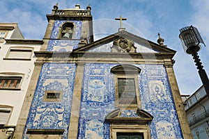 Chapel Of Souls Capela Das Almas on the Santa Catarina Street in Porto, Portugal photo