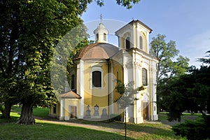 The chapel of St. Barbara in Duchcov