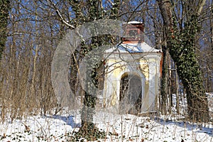 Chapel of St. Barbora in forest