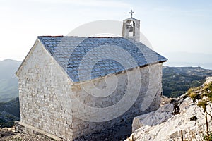 Chapel On The St. George (Sveti Jure) Mountain - Biokovo Mountain, Croatia, Europe