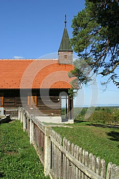 Chapel of St. John the Baptist in Lukinic Brdo, Croatia