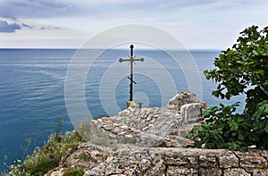 Chapel of St. Nicholas at Cape Kaliakra in Bulgaria