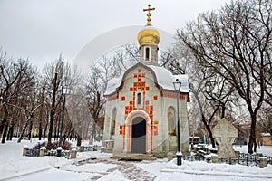 Chapel of St. Prince Daniel of Moscow in Tulskaya square