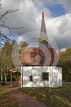 The chapel to the seven pains of Marien in Hagen on the Teutoburg forest, area Gellenbeck in the OsnabrÃ¼ck country, was built in