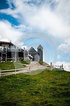 The chapel at the top of Hohe Salve