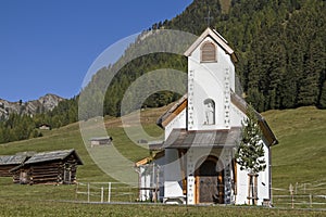 Chapel on the Tschey meadow in Tyrol