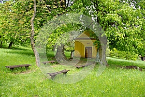 Chapel Under The Big Lime-Trees and Benches