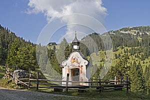 Chapel under the PÃ¼rschling Summit