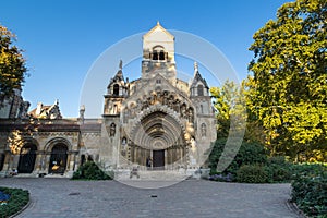 Chapel in Vajdahunyad Castle in Budapest, Hungary