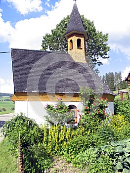 Chapel and vegetable garden