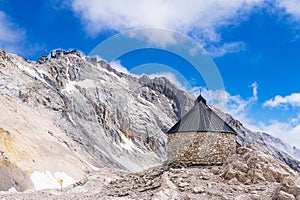 The Chapel of the Visitation of the Virgin Mary on the mountain Zugspitze near Garmisch-Partenkirchen in Bavaria, Germany