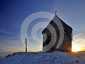 Chapel in winter