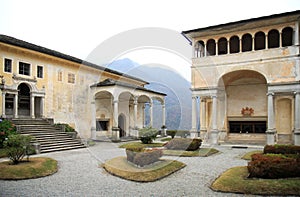 Chapels of Sacro Monte di Varallo, Italy photo