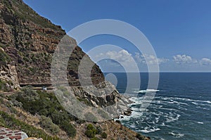 Chapman's Peak Drive. Awesome road to Cape of Good Hope.