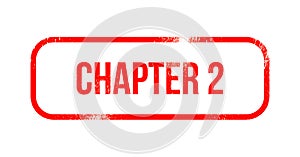 Chapter 2 - red grunge rubber, stamp