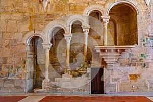 Chapter house at the monastery of Alcobaca in Portugal