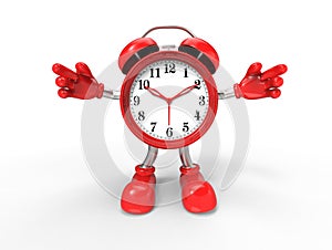Character alarm clock