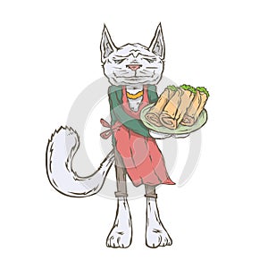 Character animal cook