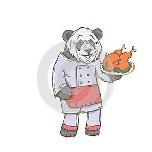 Character animal cook