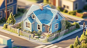 character animating house