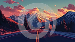 character animating road