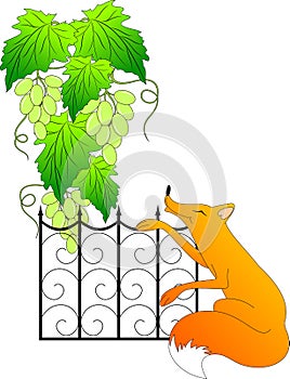 Character from fable fox and grapes