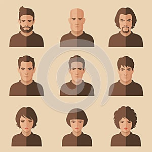 Character face vector