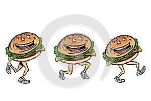 Character gait burger set