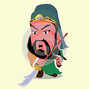 Character of Guan Yu photo