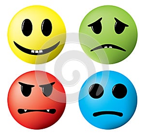 Character set, smiles.