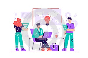 Training of office staff. Increase sales and skill