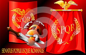 The characters of the Roman Empire. (Vector)