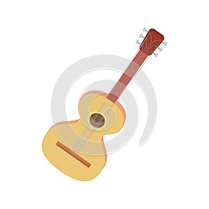 Charango icon in cartoon style