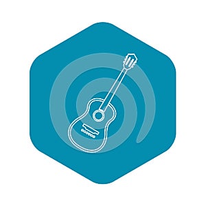 Charango stringed acoustic instrument icon