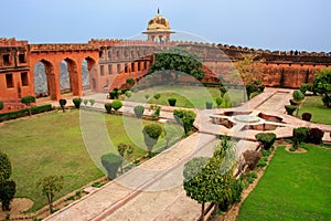 Charbagh Garden in Jaigarh Fort near Jaipur, Rajasthan, India