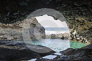 Charco Azul, Blue Pool, El Hierro. photo