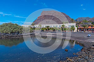 Charco del Conde rock pool at La Gomera, Canary Islands, Spain