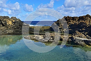 Charco del Palo in Lanzarote, Canary Islands, Spain photo