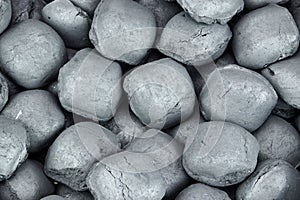 Charcoal Briquettes Background Texture photo