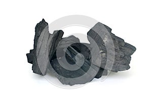 Charcoal White Background.