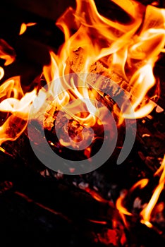 Charcoal fire terapeutic perfect background
