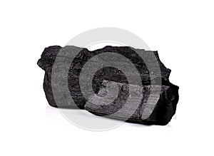 The charcoal isolated on white background