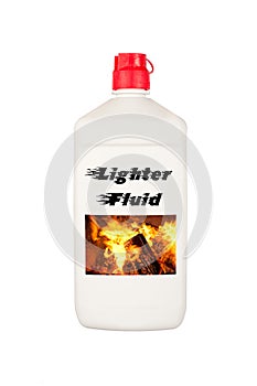 Charcoal lighter fluid