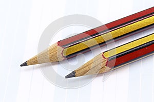 Charcoal pencils on paper