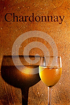 Chardonnay white wine photo