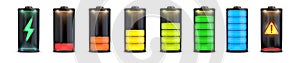 Charge Levels Battery Set