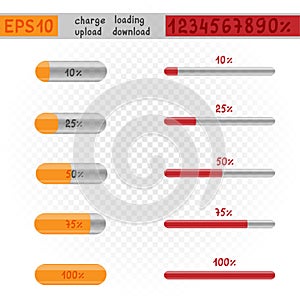Charge loading download upload transparent